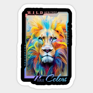 Lion  Animal Discovery Adventure Nature Planet Earth Paint Sticker